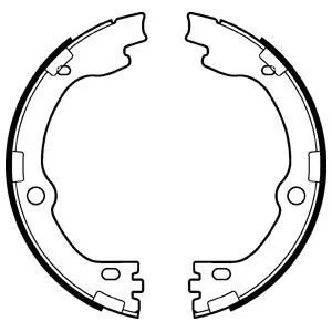 <strong>Гальмівні колодки, барабанні DELPHI LS2119 (фото 1)</strong>