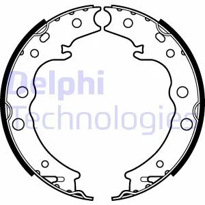 Гальмівні колодки, барабанні для DELPHI LS2125 фото товару
