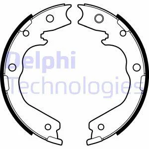 <strong>Гальмівні колодки, барабанні DELPHI LS2137 (фото 1)</strong>