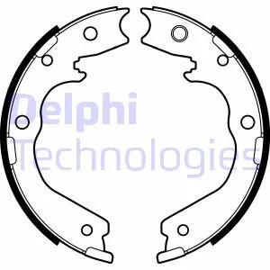 Гальмівні колодки, барабанні для DELPHI LS2137 фото товару