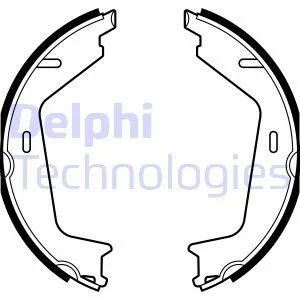 <strong>Гальмівні колодки, барабанні DELPHI LS2144 (фото 1)</strong>