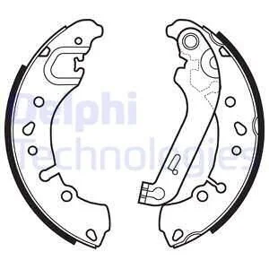 <strong>Гальмівні колодки, барабанні DELPHI LS2151 (фото 1)</strong>