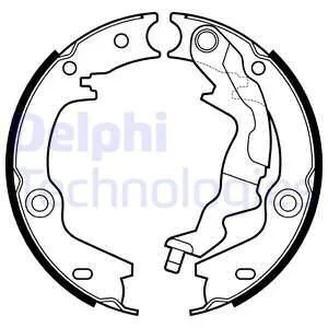 <strong>Колодки гальмівні барабанні (комплект 4 шт) DELPHI LS2161 (фото 1)</strong>