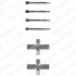 <strong>DB К-т установочный задн.торм. колодок W123 DELPHI LX0003 (фото 1)</strong>