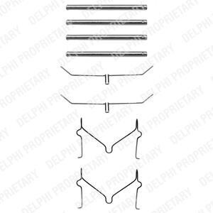 TOYOTA установчий к-кт. гальм. колод. LAND CRUISER Delphi LX0182 фото товару