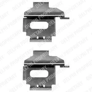 <strong>DB К-т установки гальм. колод. Sprinter 95- DELPHI LX0370 (фото 1)</strong>