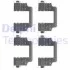 <strong>LAND ROVER К-т установочный пер. торм. колодок Discovery 04-, Range Rover DELPHI LX0455 (фото 1)</strong>