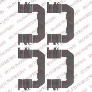 Комплект монтажний колодок для Hyundai, KIA DELPHI LX0514 фото товара
