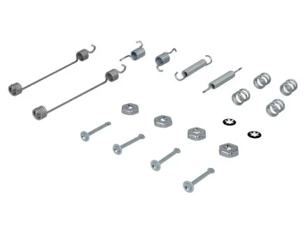 Монтажний набір гальмівної колодки (BENDIX) CITROEN XSARA, XSARA/HATCHBACK, ZX PEUGEOT 306, 306/HATCHBACK RENAULT 11, 19 I, 19 I CHAMADE, 19 II, 19 II CHAMADE 1.0-Electric 03.83-06.12 для Citroen, Peugeot, DS DELPHI LY1055 фото товару