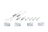 <strong>MITSUBISHI К-т установчий задн. гальм. колодок L200 2,5 05-, Pajero Sport 3,5 08- DELPHI LY1382 (фото 1)</strong>