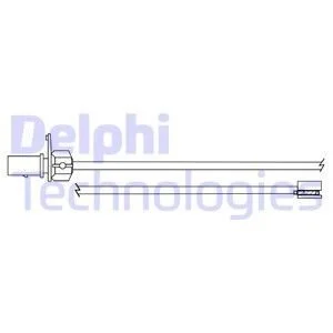 Датчик зносу,гальм.колодки для Audi, Porsche DELPHI LZ0302 фото товару
