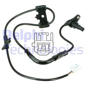 Датчик ABS задн лів HYUNDAI COUPE II, TIBURON 1.6/2.0/2.7 01.01-08.09 для DELPHI SS20528 фото товару