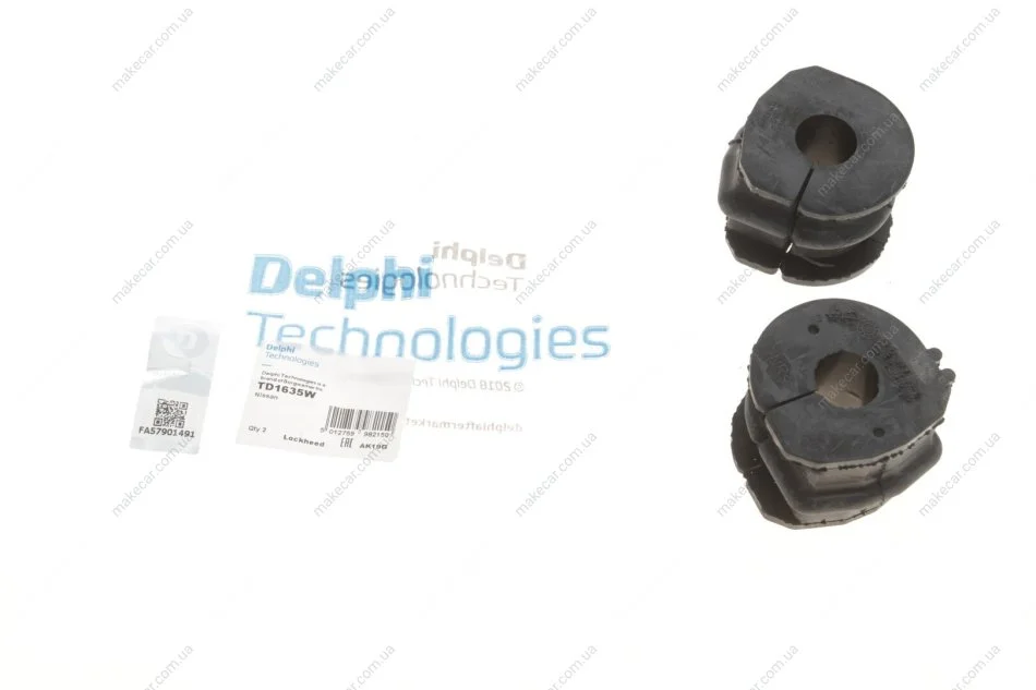 <strong>Втулка стабілізатора гумова DELPHI TD1635W (фото 1)</strong>