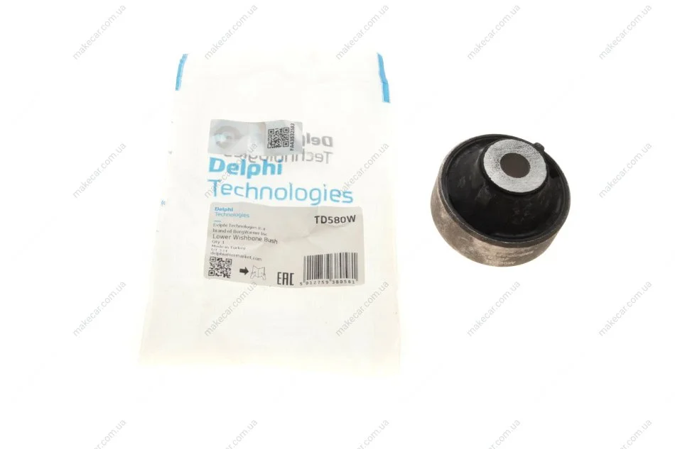 <strong>Сайлентблок важеля DELPHI TD580W (фото 1)</strong>