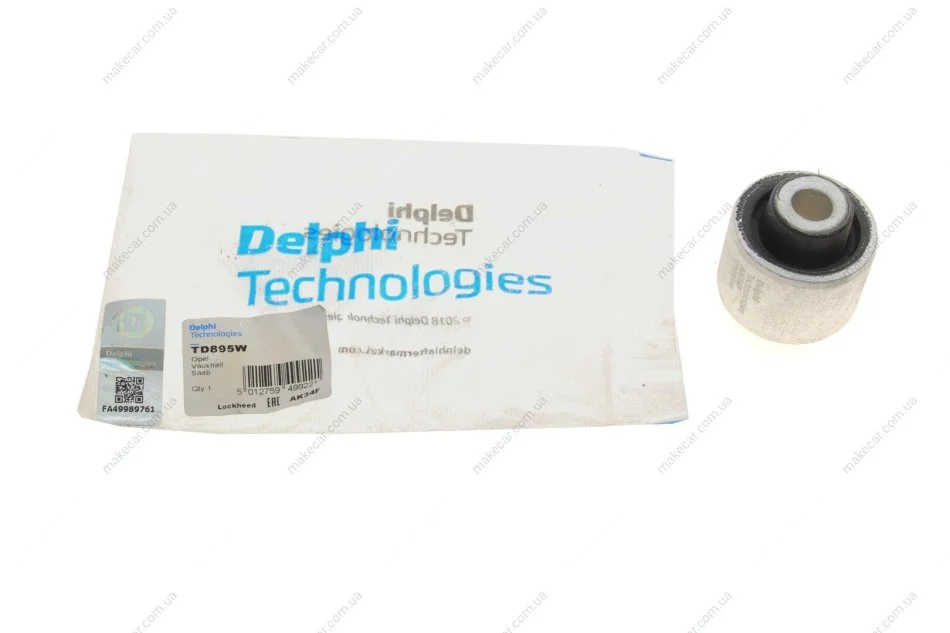 <strong>Сайлентблок важеля DELPHI TD895W (фото 1)</strong>