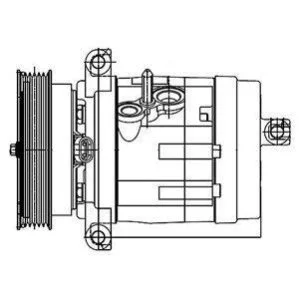 <strong>Компресор кондиціонера DELPHI TSP0155984 (фото 1)</strong>