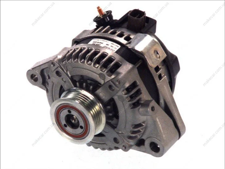 <strong>Генератор (14В, 130А, новий із заставою) TOYOTA AVENSIS, COROLLA, COROLLA VERSO 2.0D 01.02-03.09 DENSO DAN945 (фото 1)</strong>