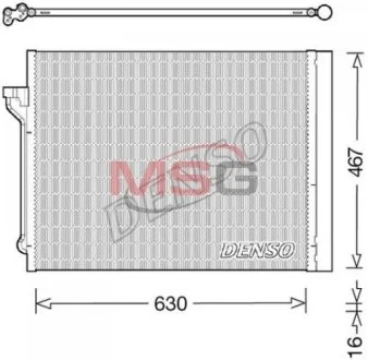Радіатор кондиціонера для BMW DENSO DCN05029 фото товару