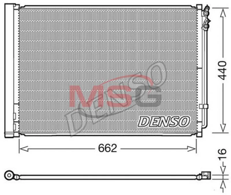 <strong>Радіатор кондиціонера DENSO DCN05032 (фото 1)</strong>