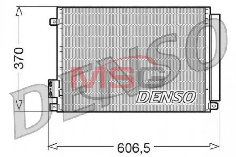 <strong>Конденсер кондиціонера DENSO DCN09045 (фото 1)</strong>