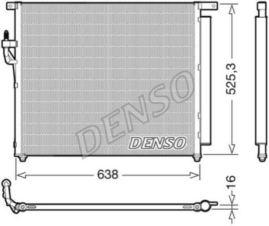 Конденсер кондиціонера DENSO DCN10049 фото товара