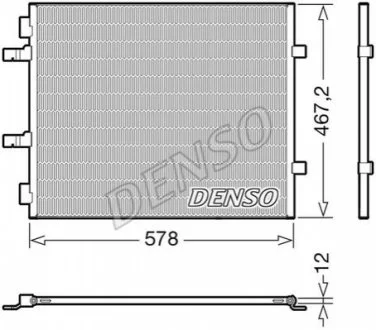 Конденсер кондиціонера для Opel, Renault, Vauxhall, Nissan DENSO DCN20042 фото товару