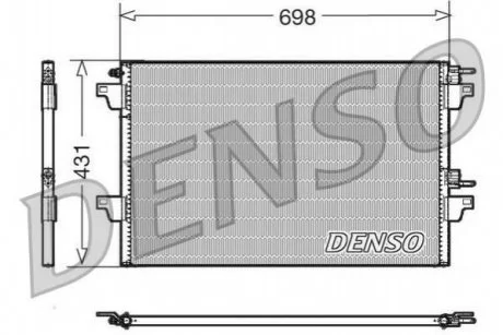 Конденсер кондиціонера для DENSO DCN23022 фото товару
