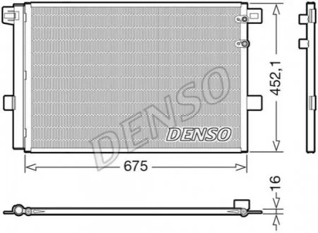 Радіатор для Volkswagen DENSO DCN32065 фото товару