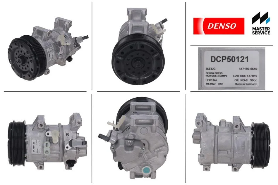 <strong>Компресор кондиціонера новий TOYOTA Avensis 03-10 DENSO DCP50121 (фото 1)</strong>
