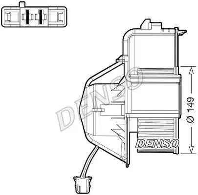 <strong>Компресор салону DENSO DEA05007 (фото 1)</strong>