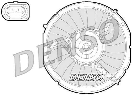 <strong>Вентилятор радіатора DENSO DER02003 (фото 1)</strong>