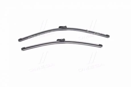 Щітка дворн. К-кт (60+50см) Push Button 19mm безкаркас A5/TWINGO/TIGUAN 07- для Fiat, Opel, Seat, Renault, Ford DENSO DF-100 фото товару