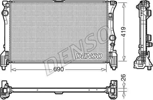 <strong>Радиатор DENSO DRM17112 (фото 1)</strong>