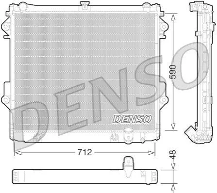 <strong>Конденсер DENSO DRM50074 (фото 1)</strong>