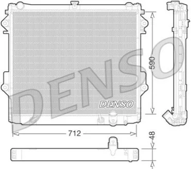 Конденсер для Toyota DENSO DRM50074 фото товару