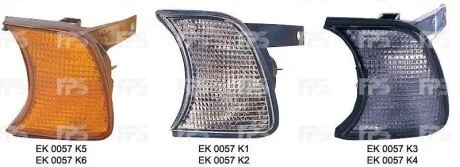 Повторювач повороту для DEPO FP 0057 K2-E фото товару