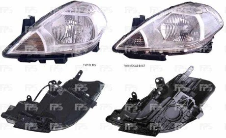 Фара передня для Nissan DEPO FP 5014 R1-E фото товара