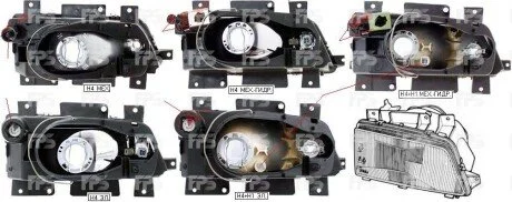 Фара передня для DEPO FP 5535 R3-E фото товару