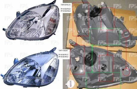 Фара передня для DEPO FP 8109 R4-E фото товара