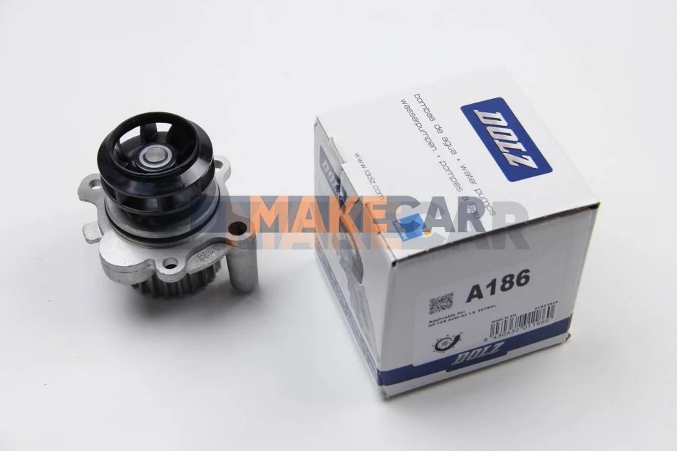 <strong>Водяной насос Caddy III/T5 03-/Golf IV/Passat B5/A4/A6 1.8T/2.0i 03- DOLZ A186 (фото 1)</strong>