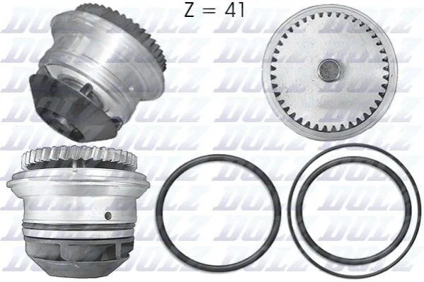 <strong>Водяна помпа VW LT 2.8TDI (косий зуб) (mot.AGK,ATA 97-02) TDI DOLZ A199 (фото 1)</strong>