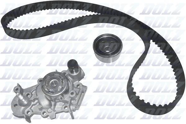 <strong>RENAULT К-кт ГРМ (помпа +ролик+ремень) KANGOO 97-, RENAULT CLIO II 98-10 DOLZ KD002 (фото 1)</strong>
