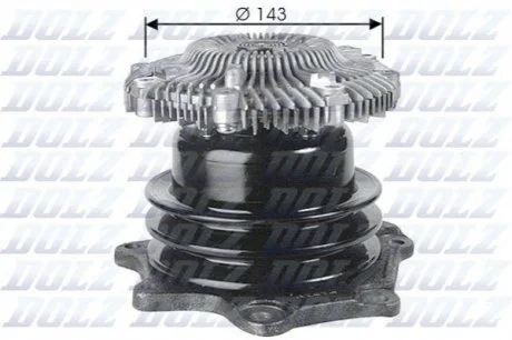 Насос системи охолодження для Ford, Nissan DOLZ N143 фото товару