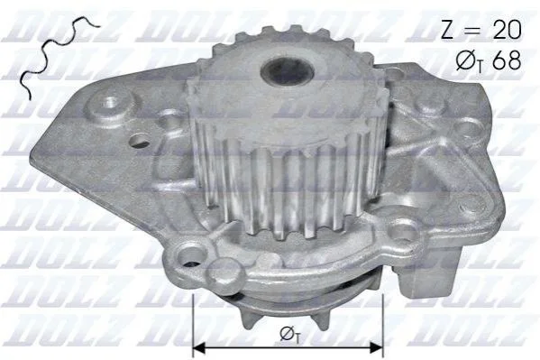 <strong>Насос системи охолодження DOLZ N-206 (фото 1)</strong>