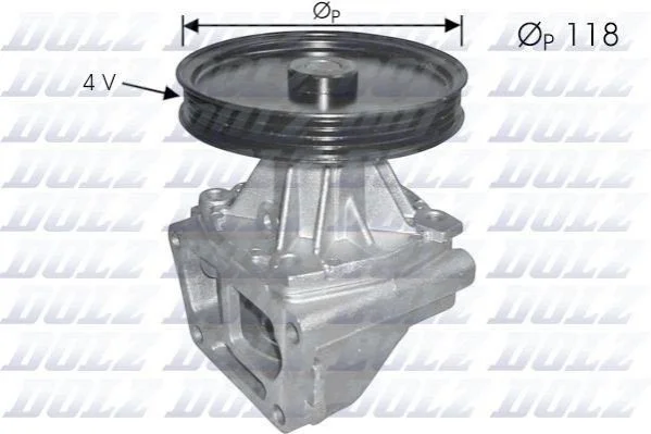 <strong>FIAT Помпа воды с корпусом Fiorino,Tipo,Tempra 1.4/1.6 89- DOLZ S-146 (фото 1)</strong>