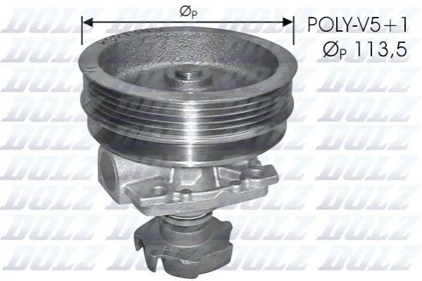 <strong>FIAT Помпа воды Tempra,Tipo 1.6 93- DOLZ S-218 (фото 1)</strong>