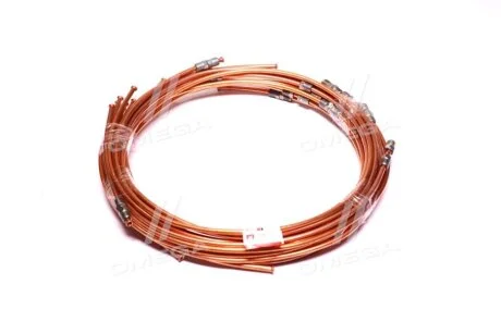 Трубка гальмівна ГАЗ 3307 компл. 12 трубок (мідні) <ДК> для Дорожня карта DK-35012 фото товару
