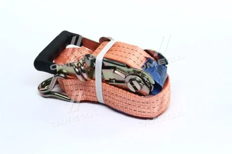 Стяжка вантажу, 3t. 50mm.x10m.(0.5+9.5) прогум. ручка <ДК> для Дорожня карта DK-3904 фото товару