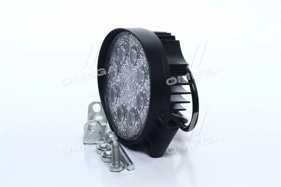 <strong>Фара LED кругла 24W, 8 ламп, 110 * 128мм, широкий промінь <ДК> Дорожня карта DK B2-24W-A FL (фото 1)</strong>