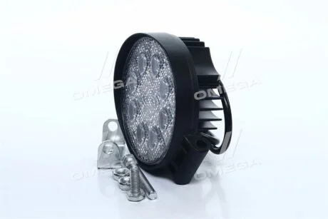 Фара LED кругла 24W, 8 ламп, 110 * 128мм, широкий промінь <ДК> для Дорожня карта DK B2-24W-A FL фото товару